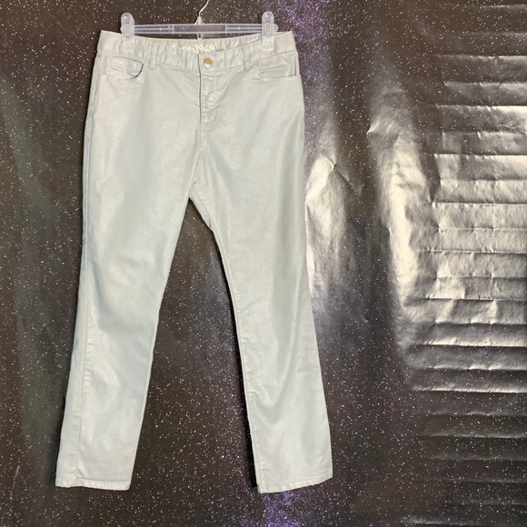 Gapkids- Silver Super Skinny Pants size 16P - Picture 1 of 7